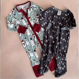 SET OF TWO Holiday Onesies - Size 3-6 months